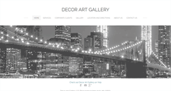 Desktop Screenshot of decorartgalleryny.com